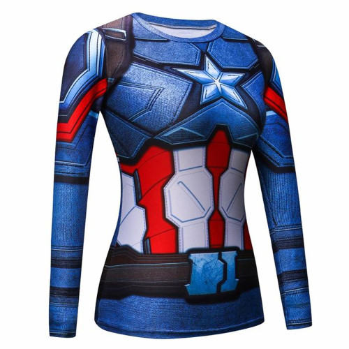 Ladies Compression Shirt Long Sleeve