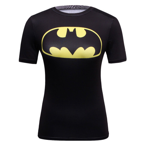 Ladies Compression Shirt Short Sleeve